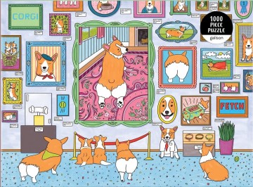 Galison - Museum of the Corgi - 1000 Stukjes