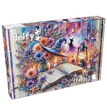 Delfy Puzzle - Mystic Spellbook - 1000 Stukjes 2