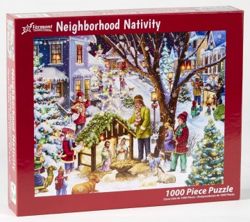 Vermont Christmas Company - Neighborhood Nativity - 1000 Stukjes 2