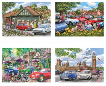 The House of Puzzles - Nice Day for a Drive - 4 x 500 Stukjes