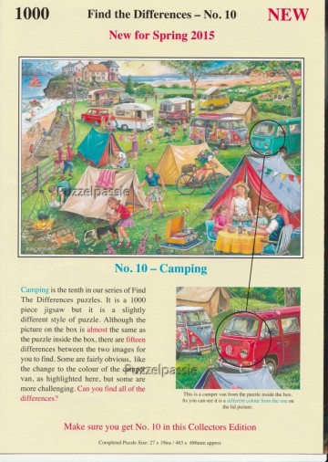 The House of Puzzles - No. 10 Camping - 1000 Stukjes 2