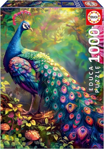 Educa - Peacock Garden - 1000 Stukjes 2