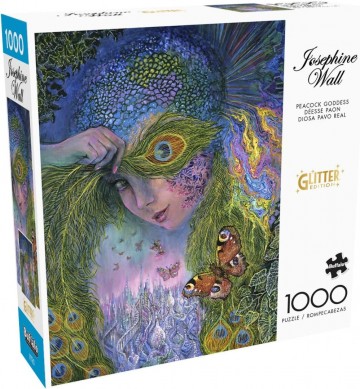 Buffalo Games - Peacock Goddess (Glitter) - 1000 Stukjes 2