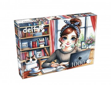 Delfy Puzzle - Quiet Planning Time - 1000 Stukjes 2