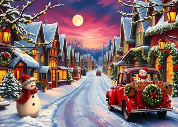 Bluebird Puzzle - Ready for Christmas - 2 x 500 Stukjes 4