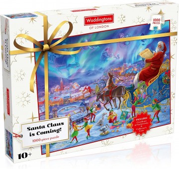 Waddingtons - Santa Claus is Coming! - 1000 Stukjes 2