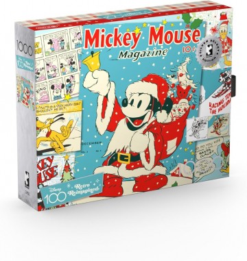 Ceaco Silver Select - Santa Mickey Retro Reimagined - 1000 Stukjes 2