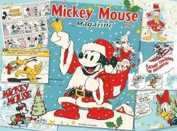 Ceaco Silver Select - Santa Mickey Retro Reimagined - 1000 Stukjes