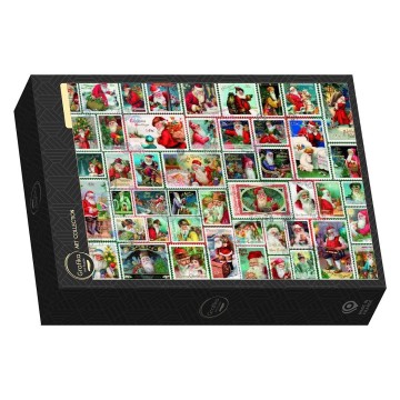 Grafika - Santa Stamps - 1000 Stukjes 2