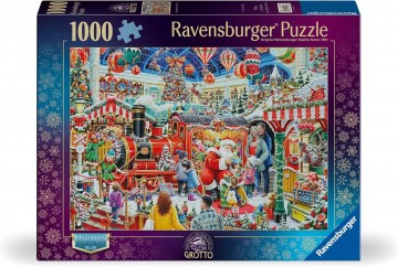 Ravensburger - Santa's Steam Train Grotto - 1000 Stukjes 3