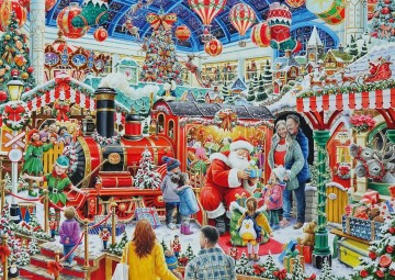 Ravensburger - Santa's Steam Train Grotto - 1000 Stukjes