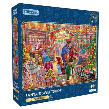 Gibsons - Santa's Sweetshop - 1000 Stukjes 2