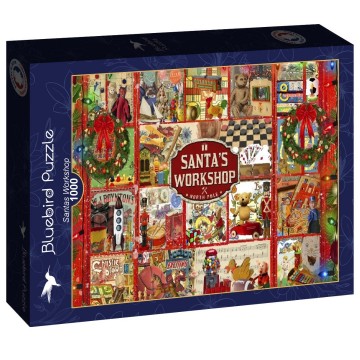 Bluebird Puzzle - Santas Workshop - 1000 Stukjes 2