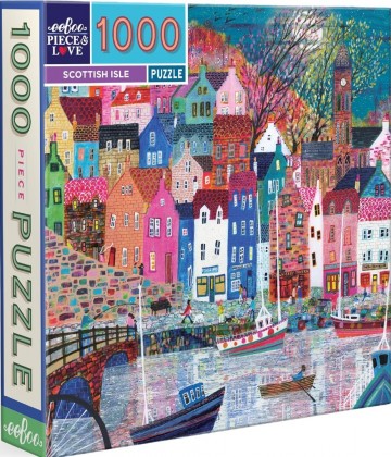 Eeboo - Scottish Isle - 1000 Stukjes 2