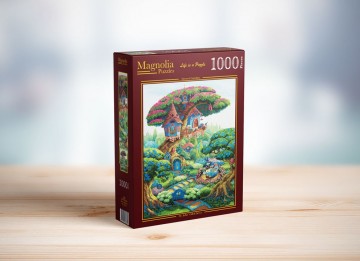 Magnolia - Secret Garden - 1000 Stukjes 2