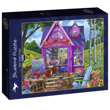 Bluebird Puzzle - She Shed Studio - 1000 Stukjes 2