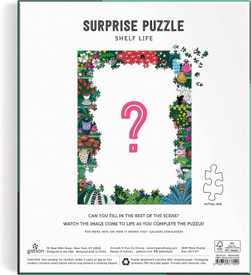 Galison - Shelf Life Surprise Puzzle - 1000 Stukjes 5
