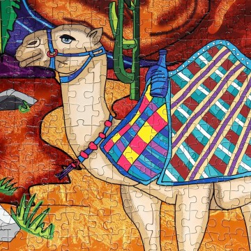 JaCaRou Puzzle - Ship of the Desert - 1000 Stukjes 4