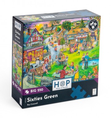 The House of Puzzles - Sixties Green - 250 XL Stukjes 2