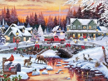 Bits and Pieces - Snowy Bridge - 1000 Stukjes