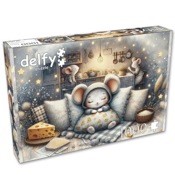 Delfy Puzzle - Snuggled in Comfort - 1000 Stukjes 2