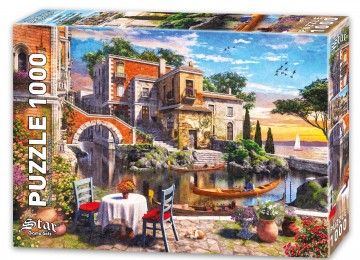 Star Puzzle - Venice Terrace View - 1000 Stukjes 2