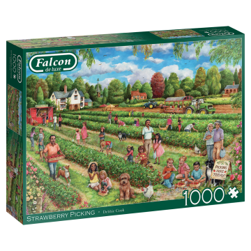 Falcon de Luxe - Strawberry Picking - 1000 Stukjes 2