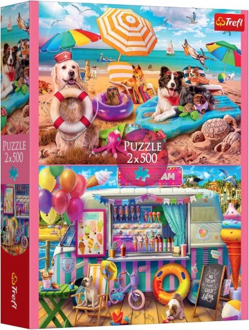 Trefl - Summer Time - 2 x 500 Stukjes 2
