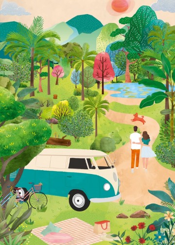 Pieces & Peace - Summer Trip - 1000 Stukjes