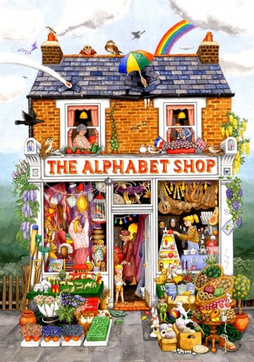 SunsOut - The Alphabet Shop - 500 Stukjes