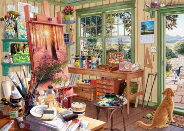 Ravensburger - The Artist's Shed - 1000 Stukjes