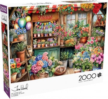 Buffalo Games - The Flower Shop - 2000 Stukjes 2