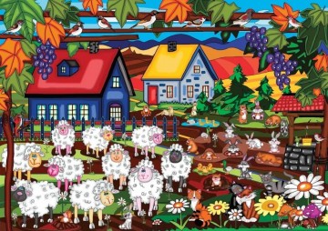 JaCaRou Puzzles - The Green Mouse - 1000 Stukjes