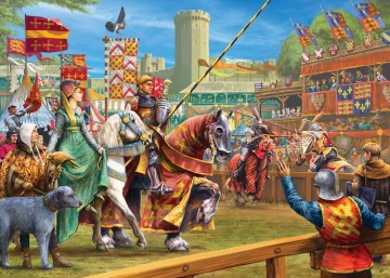 Gibsons - The Joust at Warwick - 1000 Stukjes