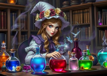 Bluebird Puzzle - La Fée des Potions - 300 XL Stukjes