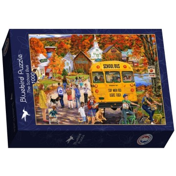 Bluebird Puzzle - The School Bus - 1000 Stukjes 2
