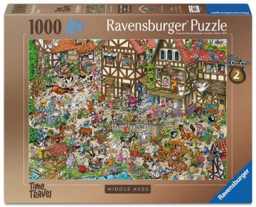 Ravensburger - Time Travel 2 - Middle Ages - 1000 Stukjes 2