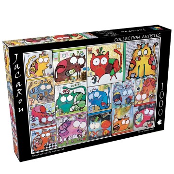 JaCaRou Puzzle - To Each Their Cat - 1000 Stukjes 2