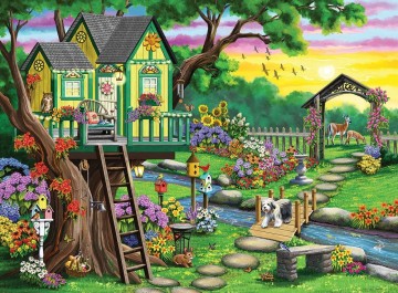 Bits and Pieces - Treehouse at Twilight - 1000 Stukjes