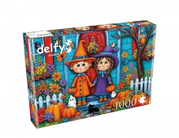 Delfy Puzzle - Trick or Treat - 1000 Stukjes 2