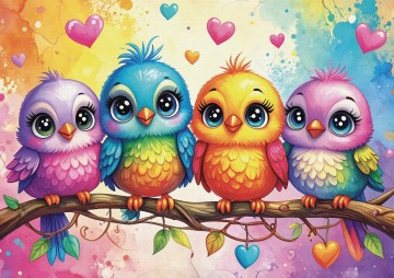 Delfy Puzzle - Tweeting in Harmony - 1000 Stukjes