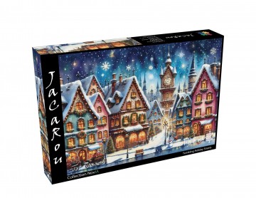 JaCaRou Puzzle - Twinkling Holiday Streets - 1000 Stukjes 2