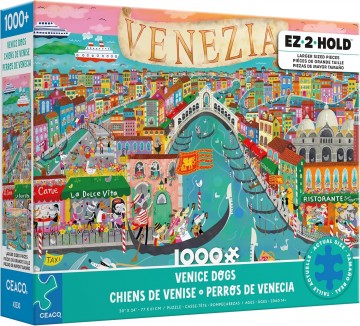 Ceaco - Venice Dogs - 1000 Stukjes Easy Grip 2