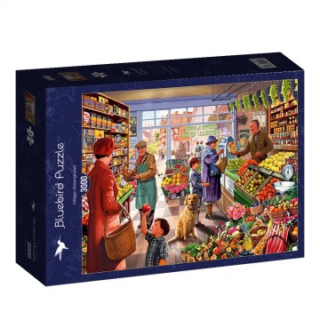 Bluebird Puzzle - Village Greengrocer - 3000 Stukjes 2