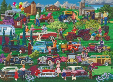 Wooden.City - Vintage Cars - 1000 Stukjes