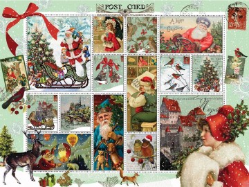 Bits and Pieces - Vintage Christmas - 1000 Stukjes