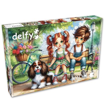 Delfy Puzzle - Vintage Summer Afternoon - 1000 Stukjes 2