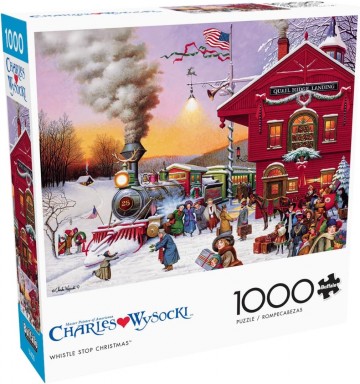 Buffalo Games - Whistle Stop Christmas - 1000 Stukjes 2