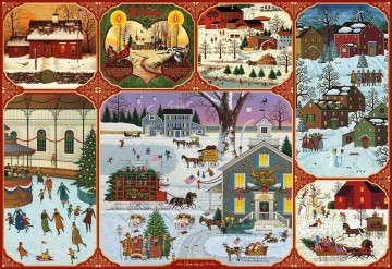 Buffalo Games Silver Select - Winter Collage - 2000 Stukjes