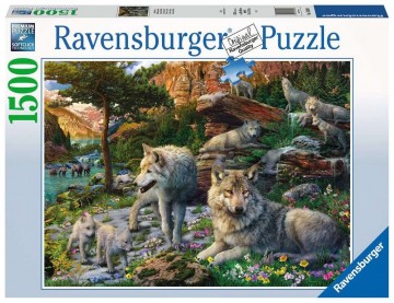 Ravensburger - Wolves in Spring - 1500 Stukjes 2
